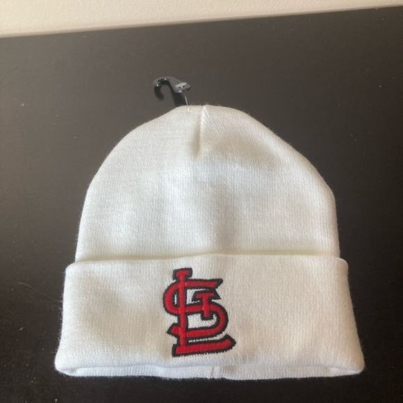 St. Louis Cardinals Beanie Hat New White - Picture 1 of 4